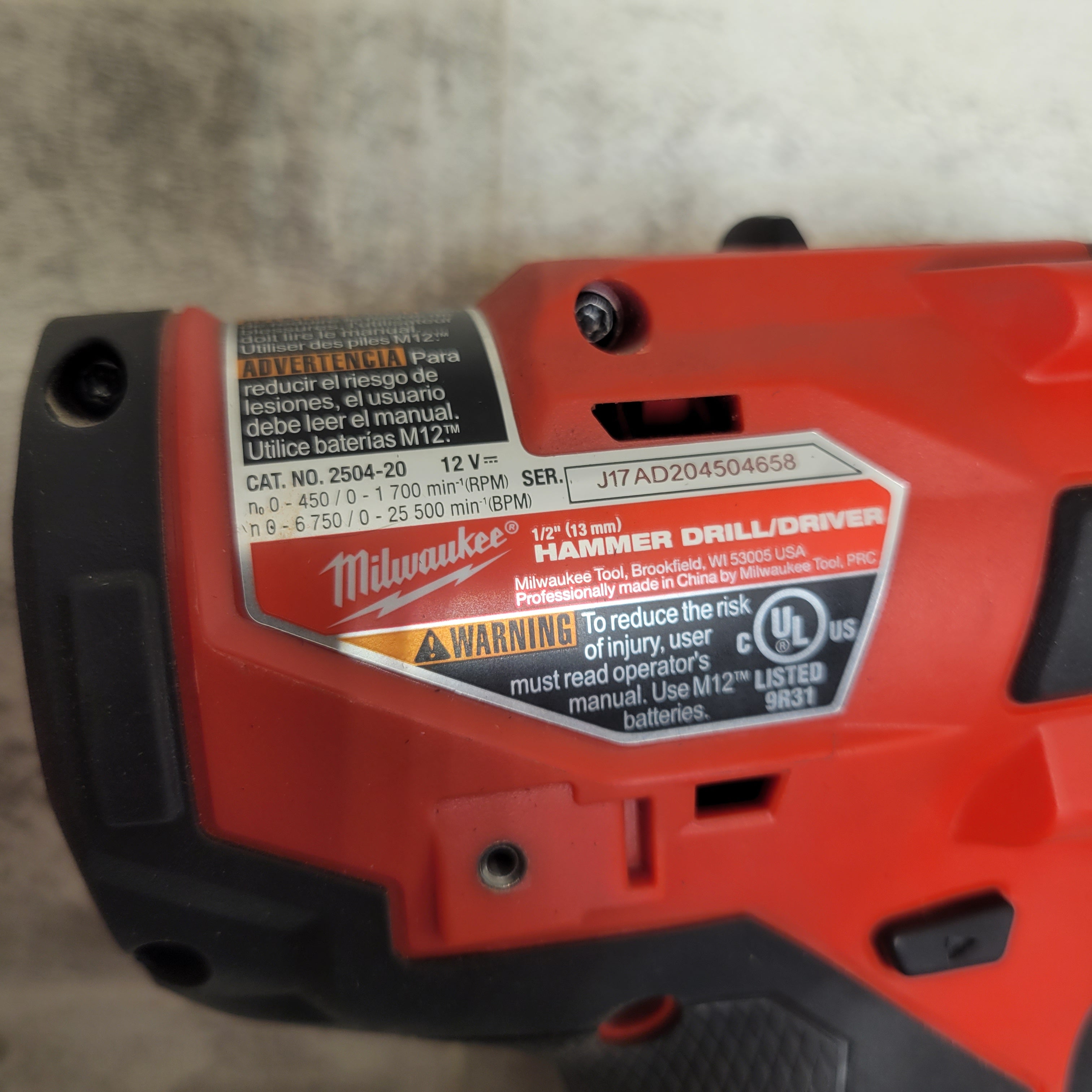 *FOR PARTS* Milwaukee M12 1/2" Hammer Drill/Driver & 1/4" Impact Driver (7899386183918)